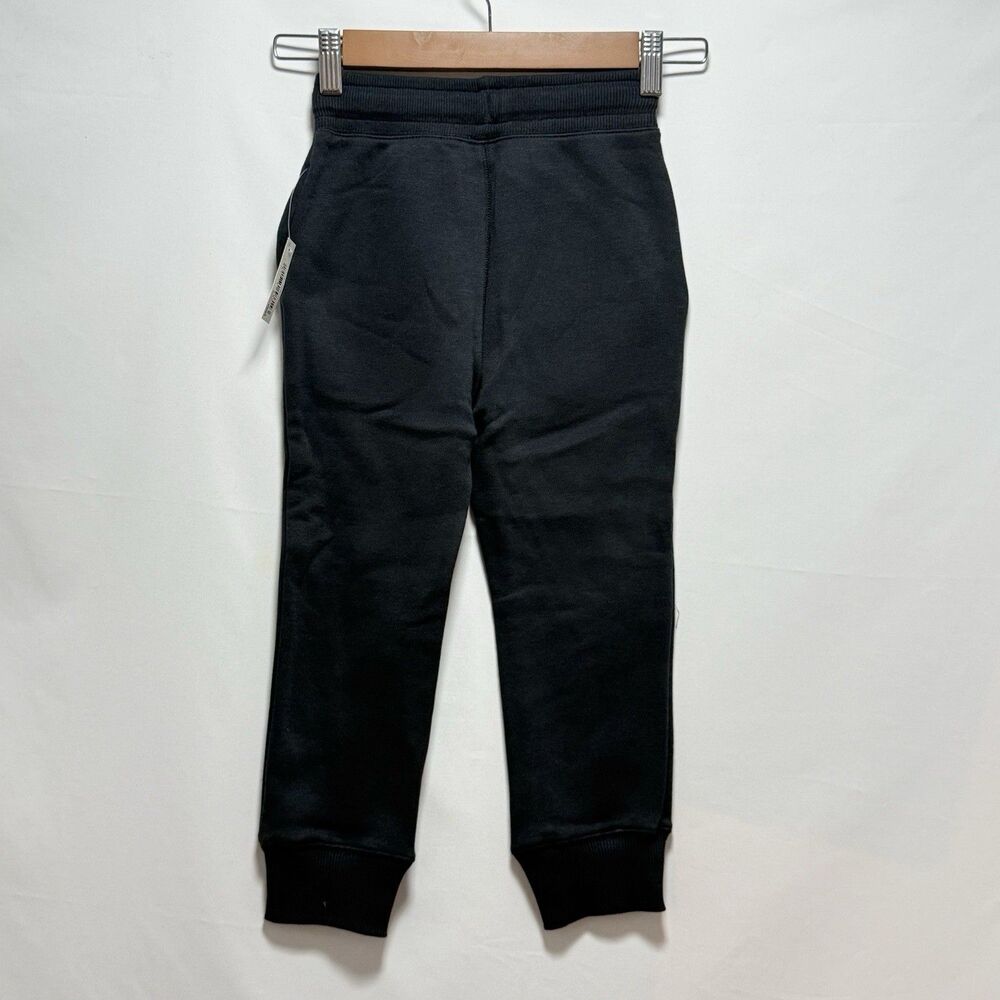 Fleece Jogger Pants Size M 8 Years Sweatpants Black NWT - Picture 4 of 16